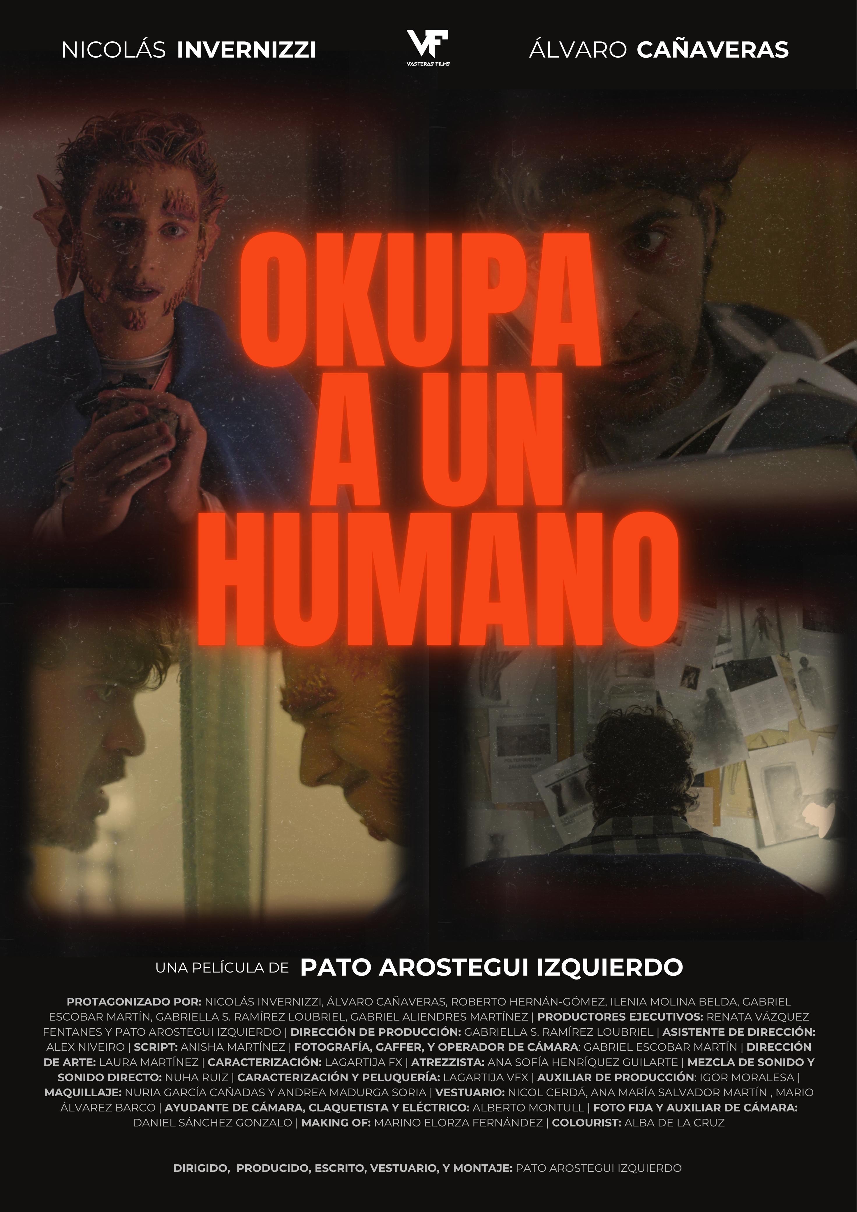 Okupa un humano short film poster
